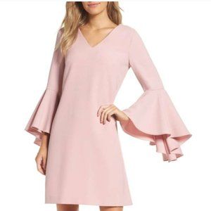 BLUSH PINK WEDDING GUEST DRESS - SIZE 6 (M) Eliza J